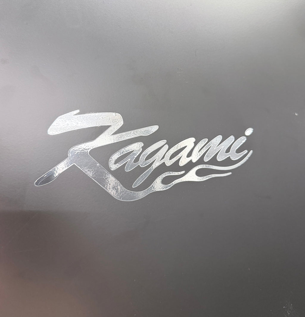 Chrome Kagami Flame Sticker