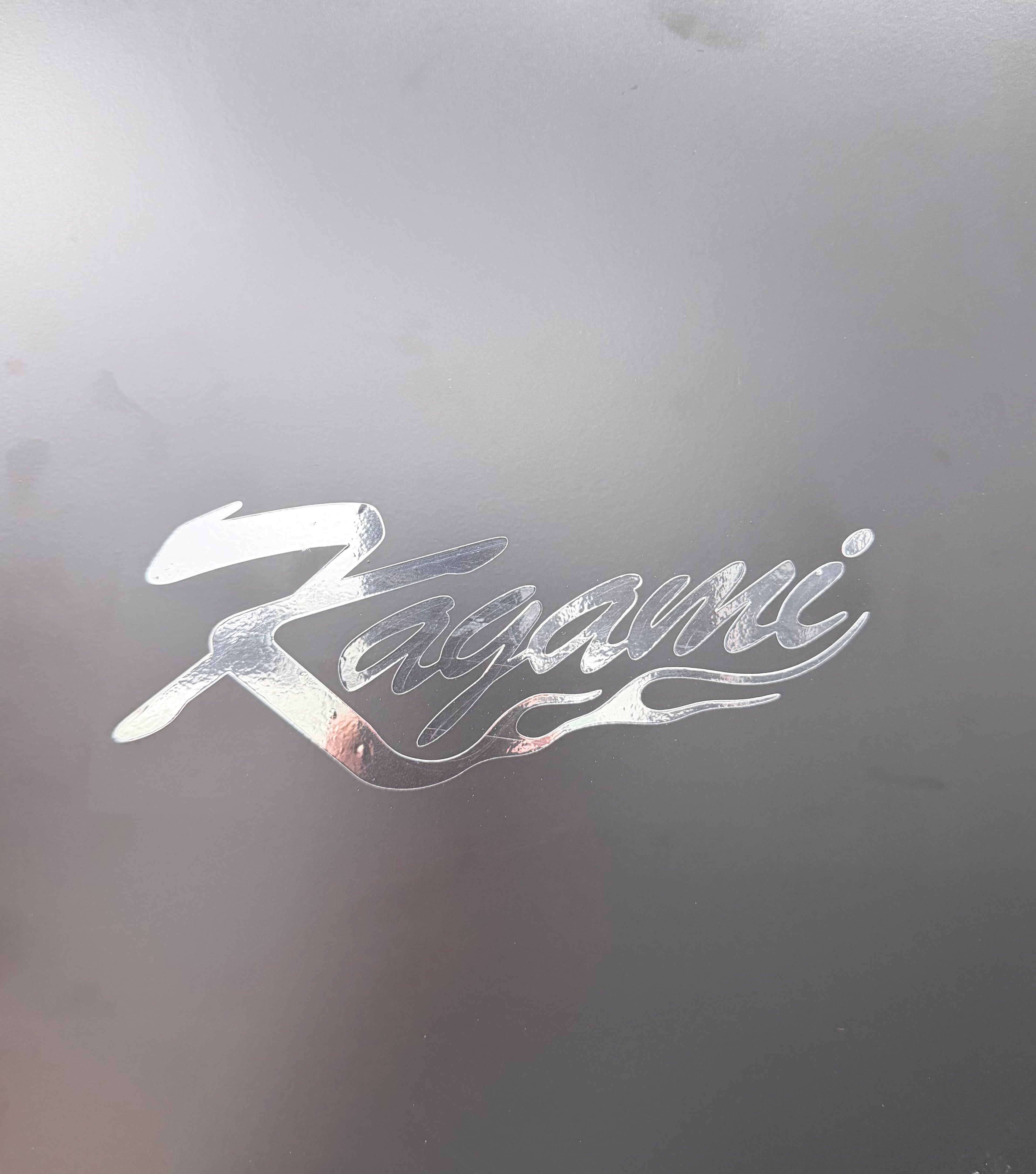 Chrome Kagami Flame Sticker