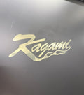 Gold Chrome Kagami Flame Sticker