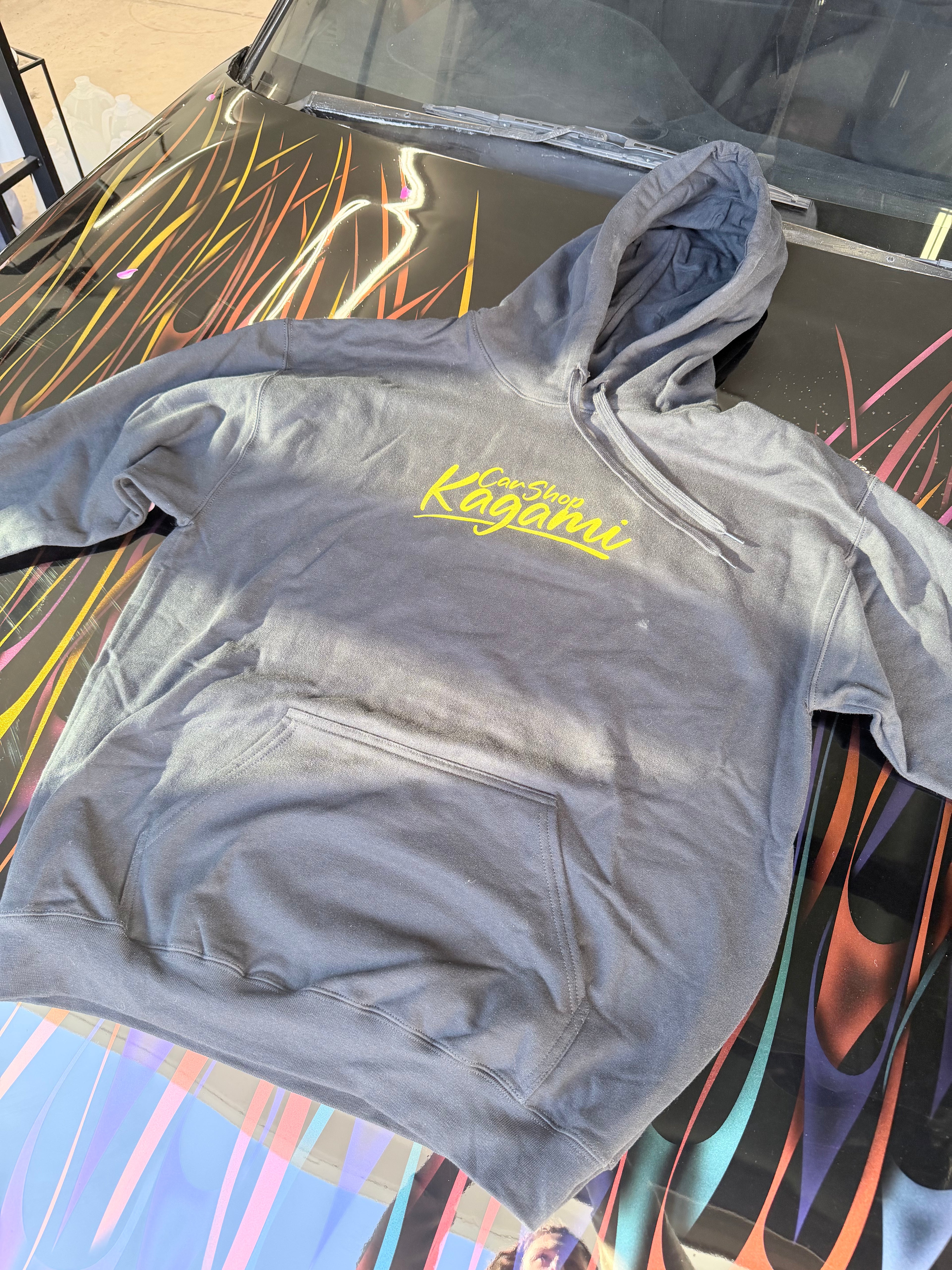 CarShopKagami Flame Logo Hoodie