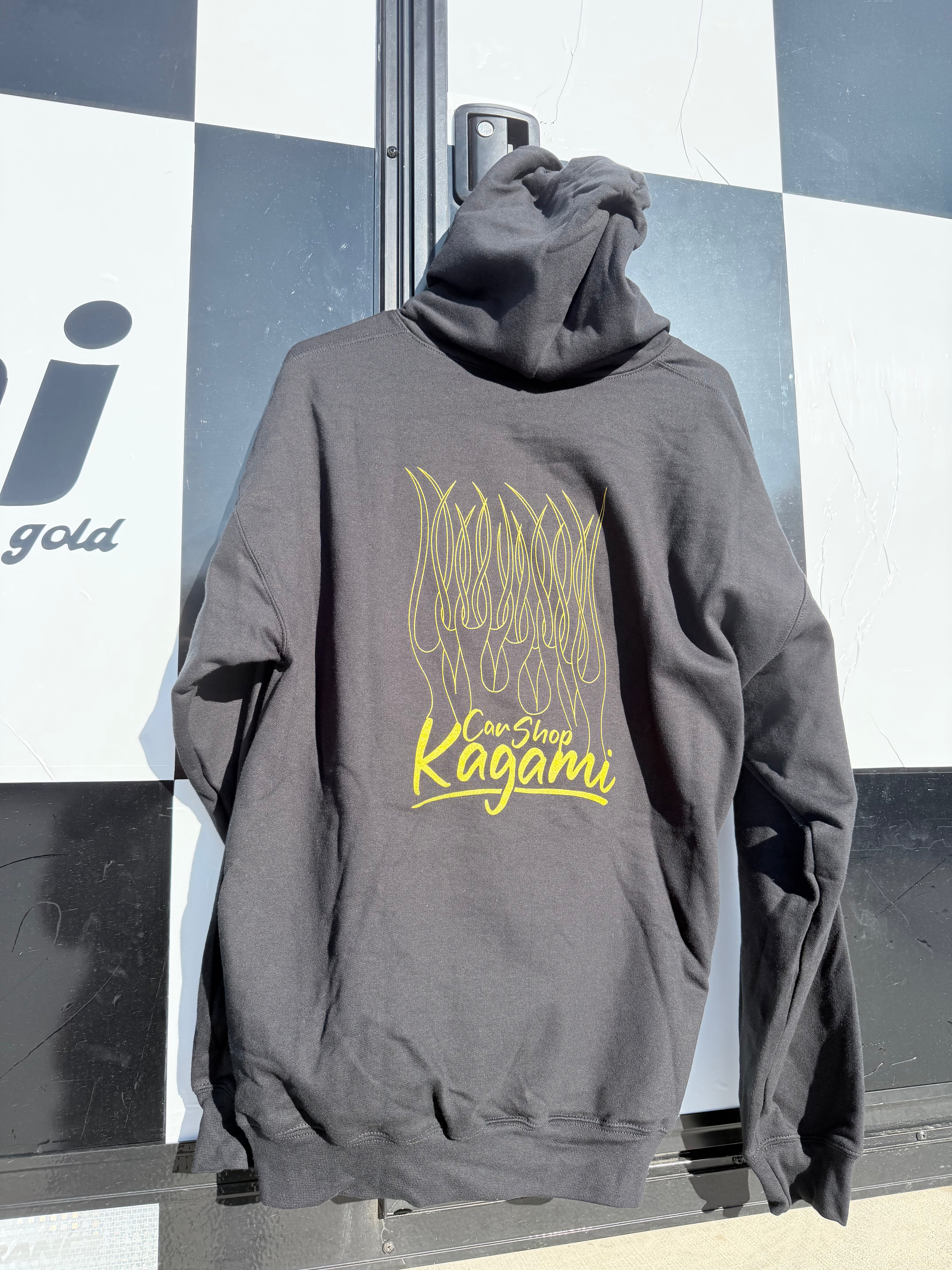 CarShopKagami Flame Logo Hoodie